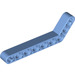 LEGO Medium blauw Balk Krom 53 graden, 3 en 7 Gaten (32271 / 42160)