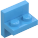 LEGO Blu medio Staffa 1 x 2 con Verticale Piastrella 2 x 2 (41682)