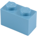 LEGO Medium Blue Brick 1 x 2 with Bottom Tube (3004 / 93792)