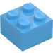 LEGO Mittelblau Stein 2 x 2 (3003 / 6223)