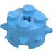 LEGO Medium Blue Brick 2 x 2 Round with Spikes (27266)