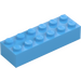 LEGO Medium Blue Brick 2 x 6 (2456 / 44237)