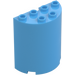 LEGO Medium Blue Cylinder 2 x 4 x 4 Half (6218 / 20430)