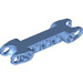 LEGO Medium Blue Double Ball Joint Connector with Squared Ends and Open Axle Holes (89651)