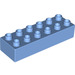 LEGO Mittelblau Duplo Backstein 2 x 6 (2300)