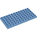 LEGO Bleu moyen Duplo assiette 6 x 12 (4196 / 18921)