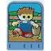 LEGO Medium Blue Explore Story Builder Card Farmyard Fun with boy with water bucket pattern (43983)