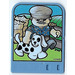 LEGO Medium Blue Explore Story Builder Card Farmyard Fun with farmworker with dog pattern (43988)