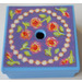 LEGO Mittelblau Gift Parcel mit Film Scharnier mit Necklace und Roses   Aufkleber (33031)