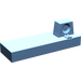LEGO Medium blauw Scharnier Tegel 1 x 3 Vergrendelings met Single Finger Aan Top (44300 / 53941)