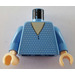 LEGO Bleu moyen Mary Jane avec Medium Bleu Sweater Torse (973)