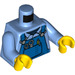 LEGO Medium blauw Mechanic Minifig Torso (973 / 76382)