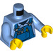 LEGO Medium Blue Mechanic Minifig Torso (973 / 76382)