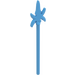 LEGO Medium Blue Minifig Spear with Four Side Blades (43899)