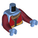 LEGO Bleu moyen Mo&#039;At Minifig Torse (973 / 99114)