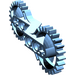 LEGO Mittelblau Monoarm mit 24 Zahn Geared Ends (32311)