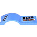 LEGO Medium Blue Mudguard Tile 1 x 4.5 with Headlights and &#039;INT Turbo&#039; Left Sticker (50947)