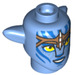 LEGO Medium blauw Neytiri met Headband Minifigure Hoofd met Oren (100700)