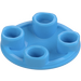 LEGO Medium Blue Plate 2 x 2 Round with Rounded Bottom (2654 / 28558)