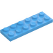 LEGO Medium blå Plate 2 x 6 (3795)