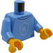 LEGO Blu medio Poliziotto (30638) Minifigure Busto (973 / 76382)