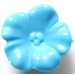 LEGO Mittelblau Scala Blume mit Five Groß Blütenblätter