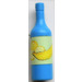 LEGO Medium Blue Scala Wine Bottle with Fruit Sticker