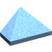 LEGO Bleu moyen Pente 1 x 2 (45°) Tripler avec barre intérieure (3048)