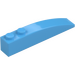 레고 미디엄 블루 경사 1 x 6 구부러진 (41762 / 42022)