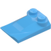 LEGO Medium Blue Slope 2 x 3 x 0.7 Curved with Wing (47456 / 55015)