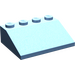 LEGO Medium blauw Helling 3 x 4 (25°) (3016 / 3297)