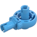 LEGO Medium Blue Technic Click Rotation Bushing with Two Pins (47455)