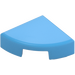 LEGO Medium Blue Tile 1 x 1 Quarter Circle (25269)