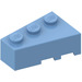 LEGO Medium Blue Wedge Brick 3 x 2 Left (6565)