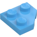 LEGO Mittelblau Keil Platte 2 x 2 Cut Ecke (26601)