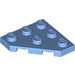 LEGO Medium Blue Wedge Plate 3 x 3 Corner (2450)