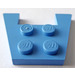 LEGO Bleu moyen Coin assiette 3 x 4 sans encoches pour tenons (4859)