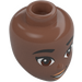 LEGO Středně hnědá Kayla Minidoll Hlava (92198 / 103410)