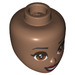 LEGO Medium Brown Tiana Minidoll Head (49088 / 100769)