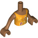 LEGO Medium Dark Flesh Andrea Torso, with Notes Pattern (92456)