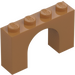 LEGO Medium Dark Flesh Arch 1 x 4 x 2 (6182)