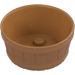 LEGO Medium Dark Flesh Barrel 4.5 x 4.5 with Axle Hole (64951)