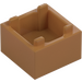 LEGO Medium Dark Flesh Box 2 x 2 (2821 / 59121)