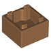 LEGO Medium Dark Flesh Box 2 x 2 (2821 / 59121)