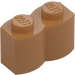 LEGO Medium mørkt kød Klods 1 x 2 Log (30136)