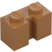 LEGO Medium mørkt kød Klods 1 x 2 med rille (4216)