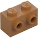 LEGO Medium Dark Flesh Brick 1 x 2 with Studs on One Side (11211)