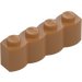 LEGO Středně tmavá tělová Kostka 1 x 4 Log (30137)