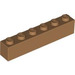 LEGO Mittleres dunkles Fleisch Backstein 1 x 6 (3009)