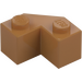 LEGO Medium Dark Flesh Brick 2 x 2 Facet (87620)